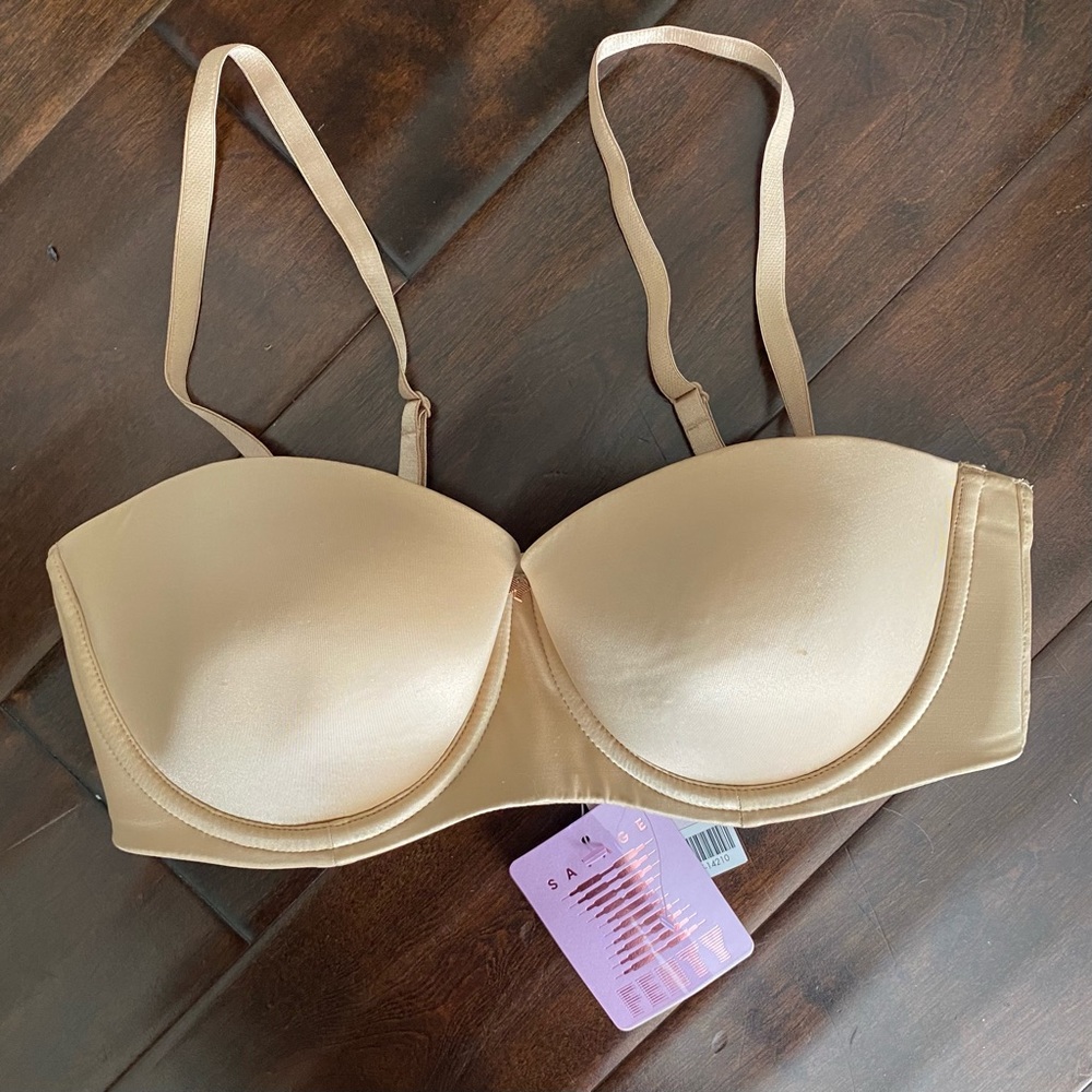 NWT Savage X Fenty Strapless Bra in Honey Nude
